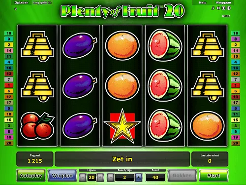 Plenty of Fruit 20 Hot from Greentube demo version and review of the slot machine slot machines online plenty of fruit 20