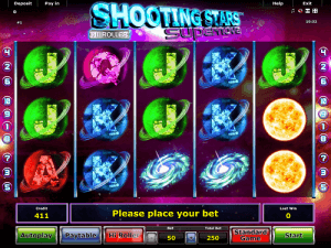 Shooting Stars Supernova slot Novomatic Shooting Stars Supernova