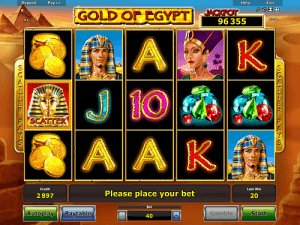 Gold of egypt jackpot slot