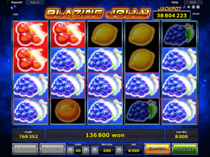 Blazing Jolly jackpot slot Novomatic Blazing Jolly