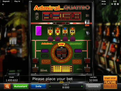 Admiral Quattro Free Online Slots Netbet