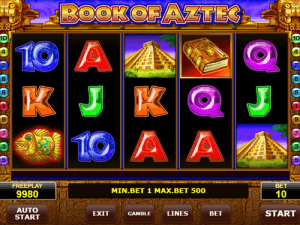 Spelen op Book of Aztec slot van Novomatic