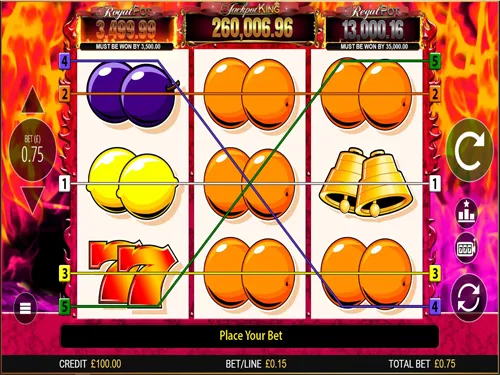 7s Deluxe jackpot king slot