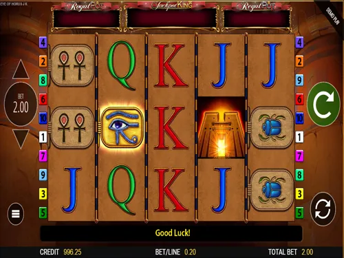 Eye of Horus jackpot king slot