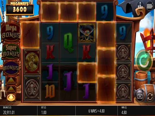 Pirates Bounty Megaways slot