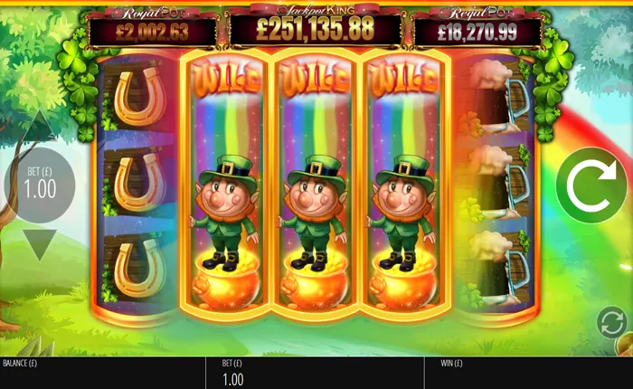 Respins bij het slot Slots O Gold