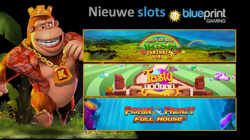 3 nieuwe Blueprint slots bij de online casino's